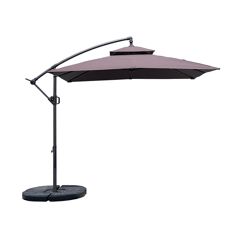 HTS-120 8-Rib Square Cantilever Umbrella