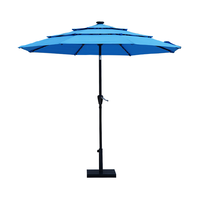 HTS-107 Outdoor Large Sunshade Hand-Cranked Umbrella