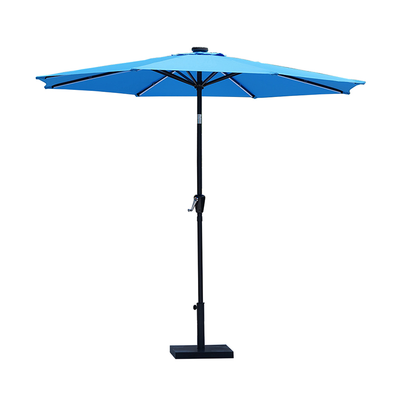 HTS-106 Villa Garden Outdoor Hand-Cranked Umbrella